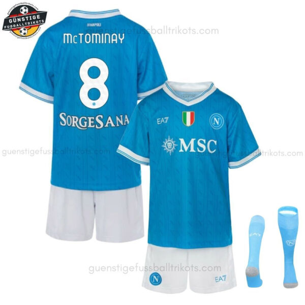 SSC Napoli McTOMINAY 8 Heimtrikot - Set für Kinder & Herren 2025/26