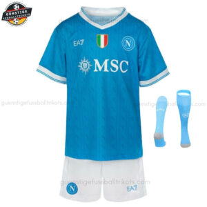 SSC Napoli Heimtrikot-Set für Kinder 2025/26