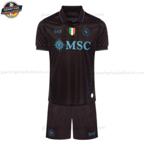 SSC Napoli Drittestrikot-Set für Kinder 2025/26 - Front view
