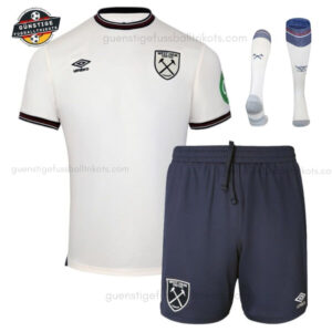 West Ham United Auswärtstrikot-Set für Kinder 2025/26