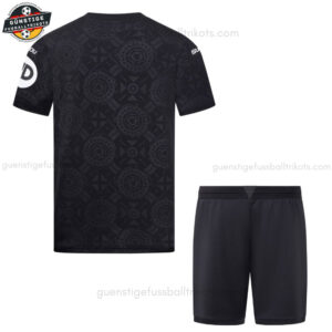Wolves Torwart Fußballtrikot Kinder Set 25/26 - Back view