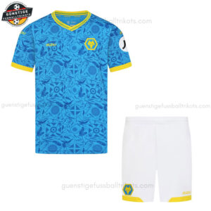 Wolves Ausweichtrikot-Set für Kinder 2025/26