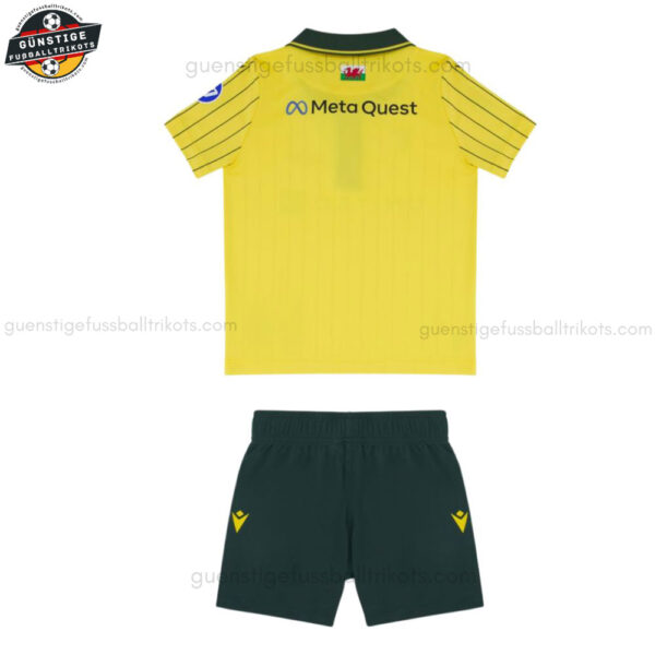 Wrexham Auswärts Fußballtrikot Set für Kinder 2025/26