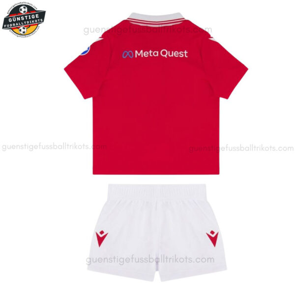 Wrexham Heim Fußballtrikot Set für Kinder 2025/26