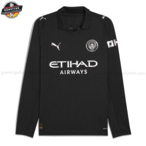 Manchester City Langarm Auswärtstrikot für Herren 25/26 - Front view