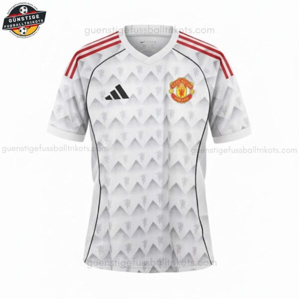 Manchester United Grauer Teufel Aufwärmtrikot für Herren 2025/26