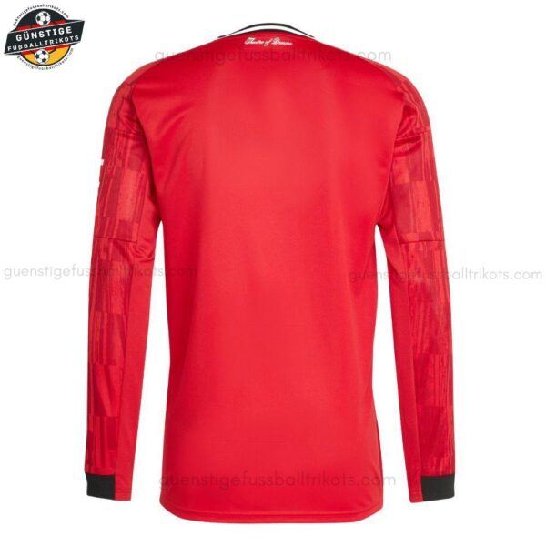 Manchester United Langarm Heimtrikot für Herren 2025/26
