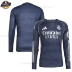 Real Madrid Langarm Auswärtstrikot für Herren 2025/26