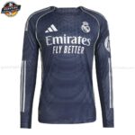 Real Madrid Langarm Auswärtstrikot für Herren 2025/26