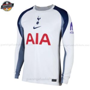Tottenham Hotspur Langarm Heimtrikot für Herren 25/26 - Front view