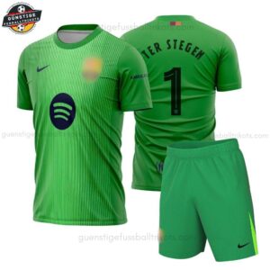 FC Barcelona TER STEGEN 1 Torwarttrikot-Set für Kinder 2025/26