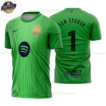 FC Barcelona TER STEGEN 1 Torwarttrikot für Herren 2025/26