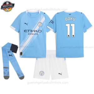 Manchester City DOKU 11 Heimtrikot-Set für Kinder 2025/26