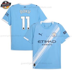 Manchester City DOKU 11 Heimtrikot für Herren 2025/26