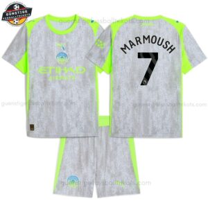 Manchester City MARMOUSH 7 Ausweichtrikot-Set für Kinder 2025/26