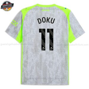 Manchester City DOKU 11 Herren Ausweichtrikot 25/26 - Back view