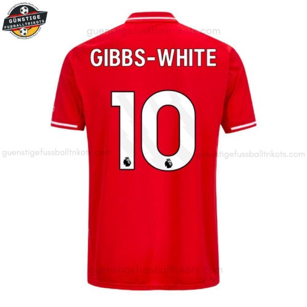 Nottingham Forest GIBBS-WHITE 10 Heimtrikot für Herren 2025/26