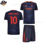 Nottingham Forest GIBBS-WHITE 10 Ausweichtrikot-Set für Kinder 2025/26