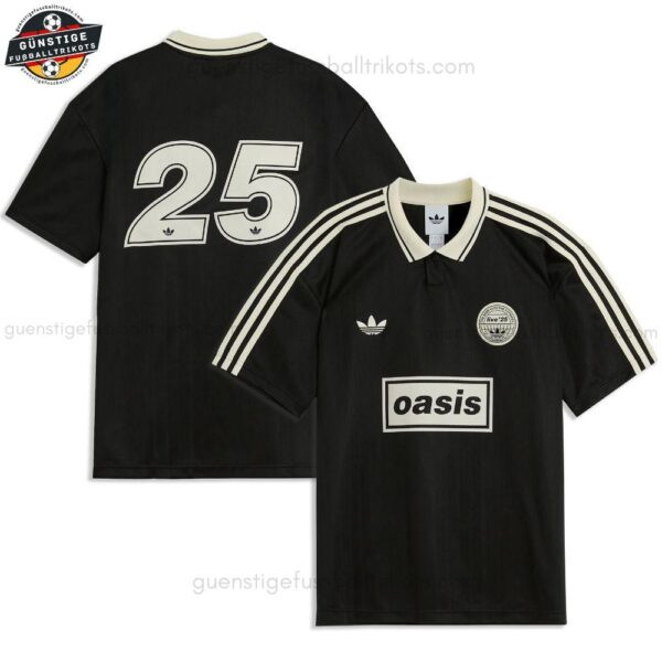 Oasis Schwarz Fußballtrikot für Herren 2025/26