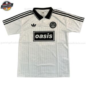 Oasis Weiß Fußballtrikot für Herren 2025/26 - Front view