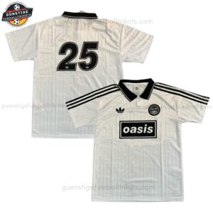 Oasis Weiß Fußballtrikot für Herren 2025/26