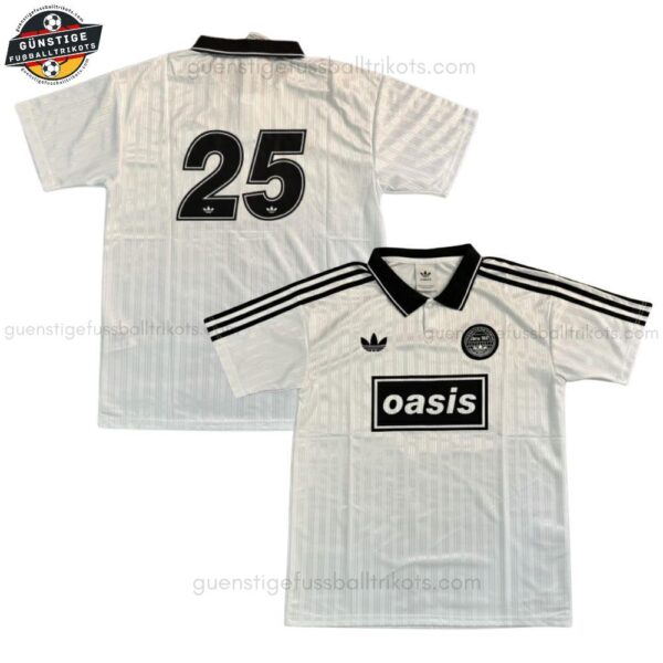 Oasis Weiß Fußballtrikot für Herren 2025/26