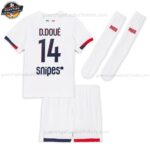 Paris Saint Germain D.DOUÉ 14 Auswärtstrikot-Set für Kinder 2025/26