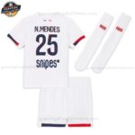 Paris Saint Germain N.MENDES 25 Auswärtstrikot-Set für Kinder 2025/26