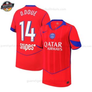 Paris Saint Germain D.DOUÉ 14 Ausweichtrikot für Herren 2025/26