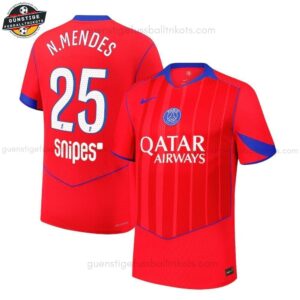 Paris Saint Germain N.MENDES 25 Ausweichtrikot für Herren 2025/26