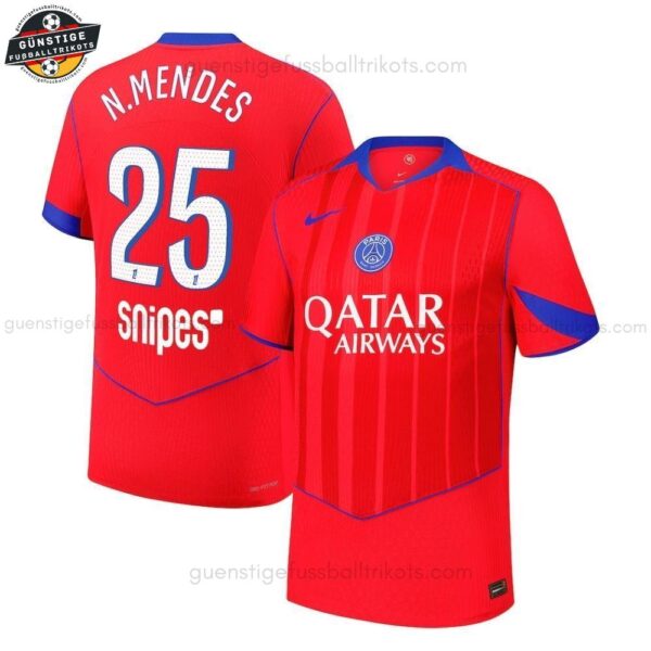 Paris Saint Germain N.MENDES 25 Ausweichtrikot für Herren 2025/26