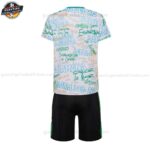 Real Betis Aufwärmtrikot-Set für Kinder 2025/26
