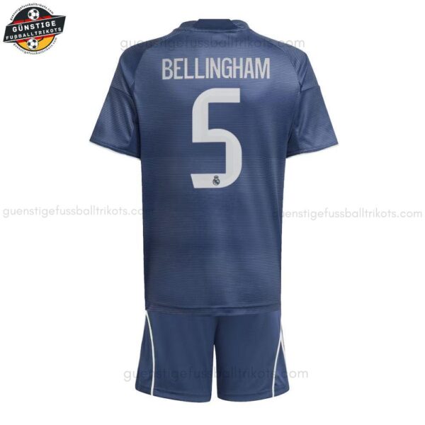 Real Madrid BELLINGHAM 5 Auswärtstrikot-Set für Kinder 2025/26