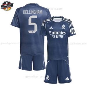 Real Madrid BELLINGHAM 5 Auswärtstrikot-Set für Kinder 2025/26