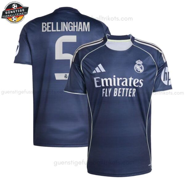 Real Madrid BELLINGHAM 5 Auswärtstrikot für Herren 2025/26