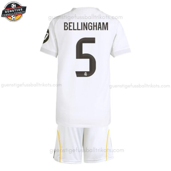 Real Madrid BELLINGHAM 5 Heimtrikot-Set für Kinder 2025/26