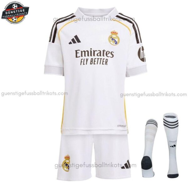 Real Madrid Heimtrikot-Set für Kinder 2025/26