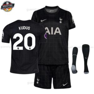 Tottenham Hotspur KUDUS 20 Auswärtstrikot Kinder Set 2025/26