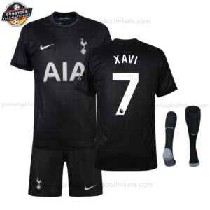 Tottenham Hotspur XAVI 7 Auswärtstrikot Kinder Set 2025/26