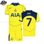 Tottenham Hotspur XAVI 7 Ausweichtrikot Kinder Set 2025/26