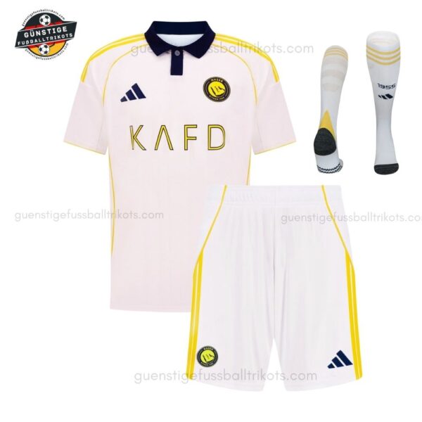 Al Nassr Ausweichtrikot-Set für Kinder 2025/26
