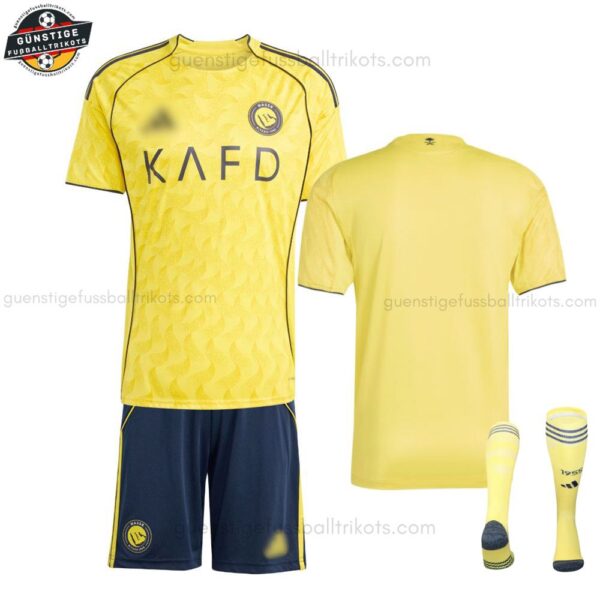 Al Nassr Heimtrikot-Set für Kinder 2025/26