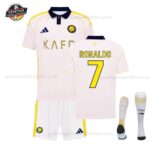 Al Nassr RONALDO 7 Ausweichtrikot-Set für Kinder 2025/26