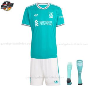 Liverpool Ausweichtrikot-Set für Kinder 2025/26
