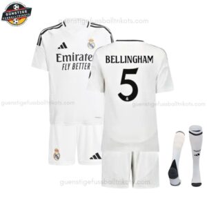 Real Madrid BELLINGHAM 5 Heimtrikot-Set für Kinder 2024/25