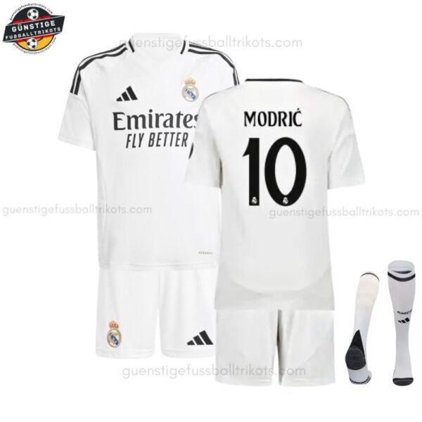 Real Madrid MODRIĆ 10 Heimtrikot-Set für Kinder 2024/25