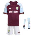 Aston Villa Heimtrikot-Set für Kinder 2025/26