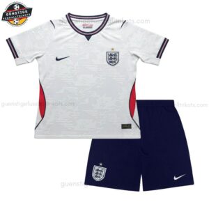 England HeimFußballtrikot Kinder Set 2026/27