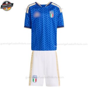 Italien HeimFußballtrikot Kinder Set 26/27 - Front view