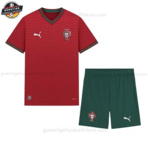Portugal HeimFußballtrikot Kinder Set 2026/27